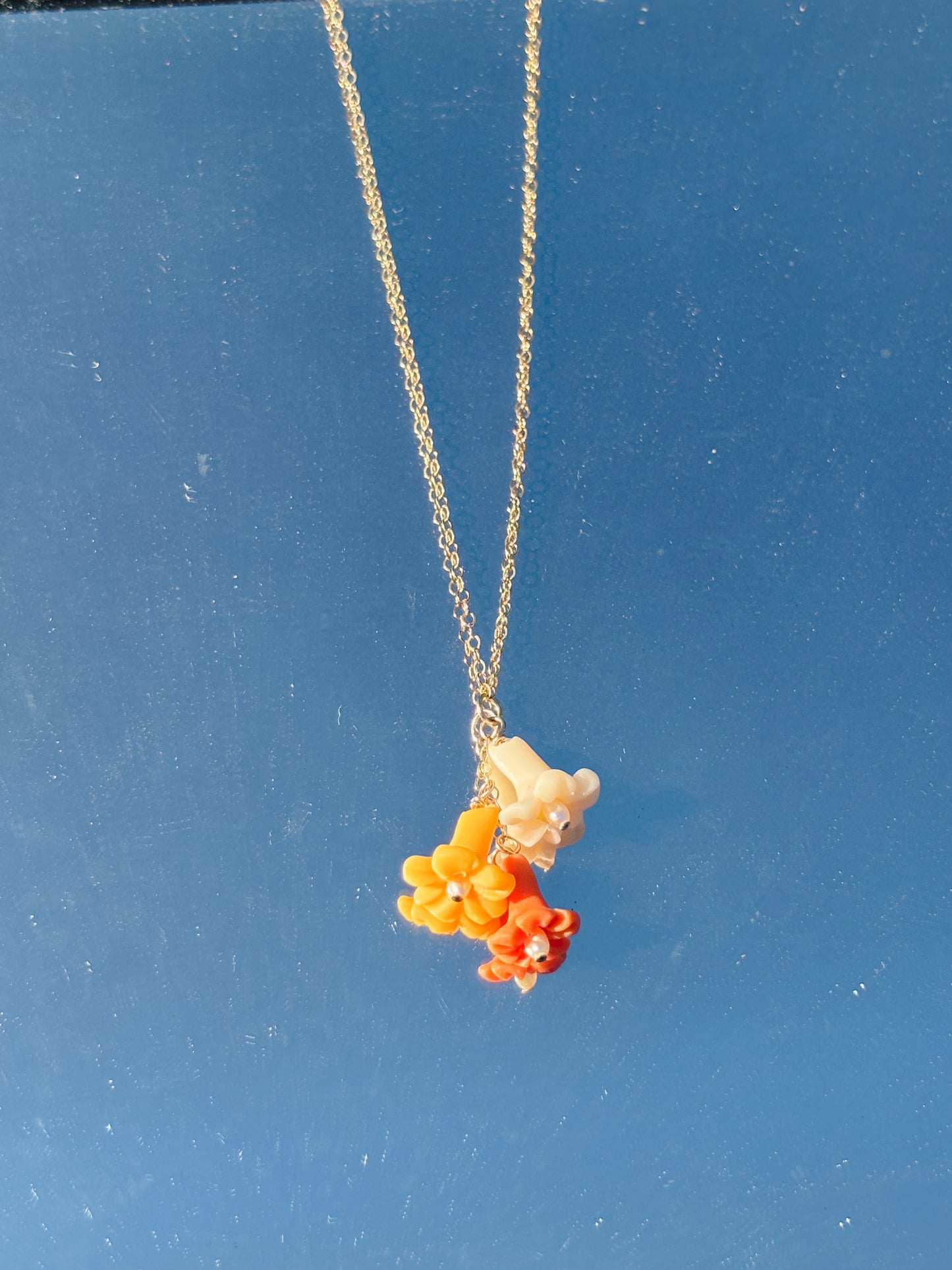 Puakenikeni Triple Drop Necklace