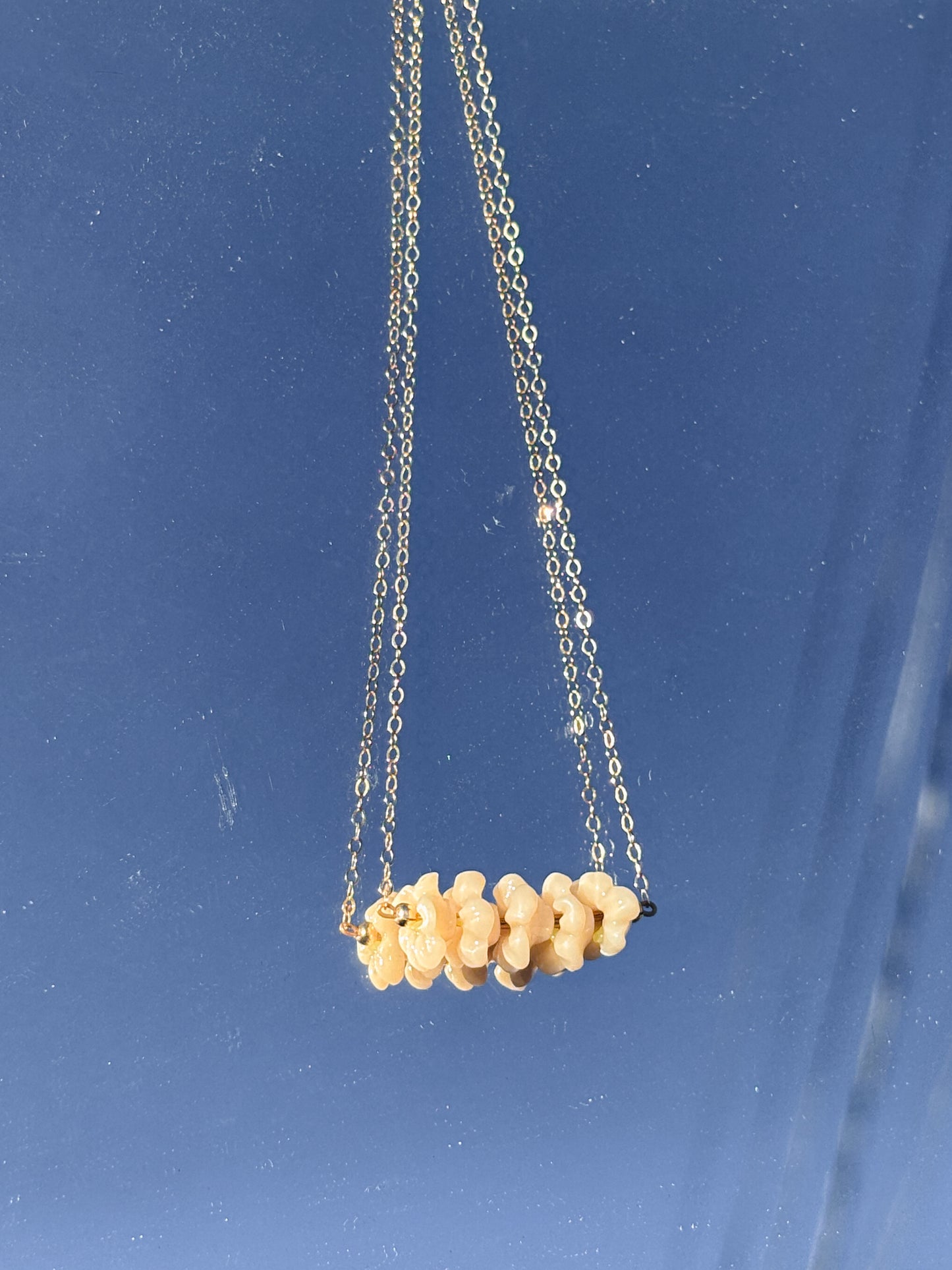 Mini Puakenikeni Five Stack Necklace