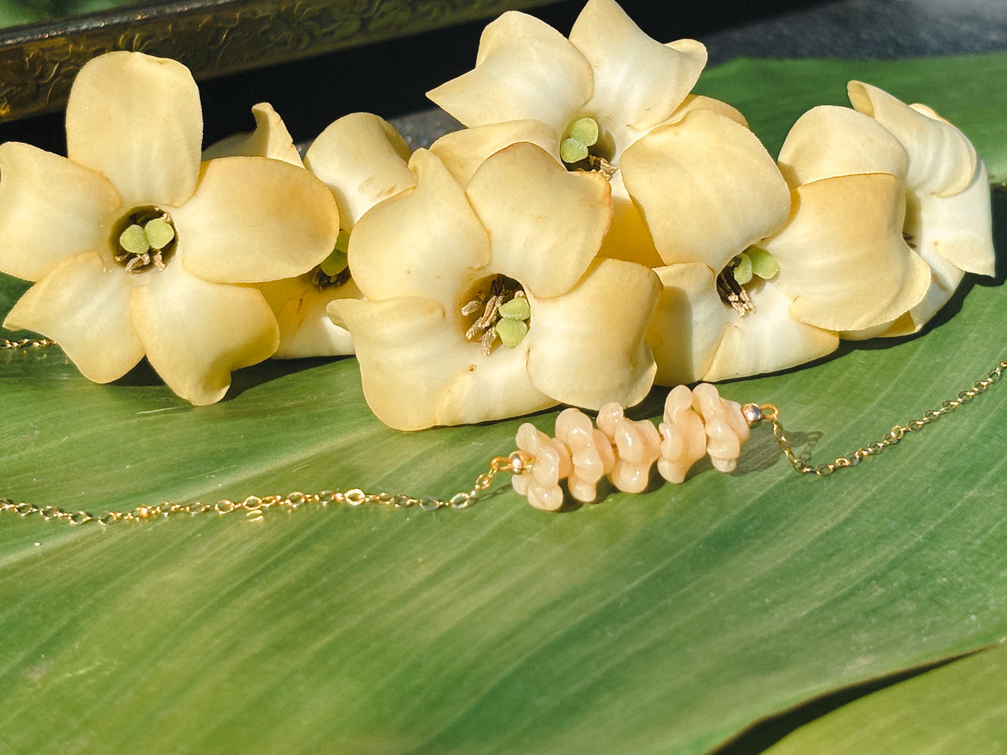 Mini Puakenikeni Five Stack Necklace