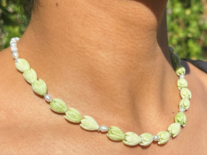 Da Green - Pakalana Pearl Knotted Choker