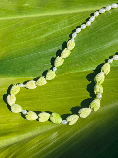 Da Green - Pakalana Pearl Knotted Choker