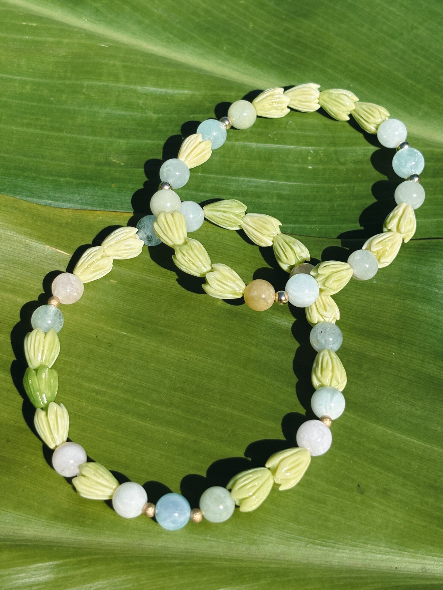 All Kine Morganite Pakalana Bracelet