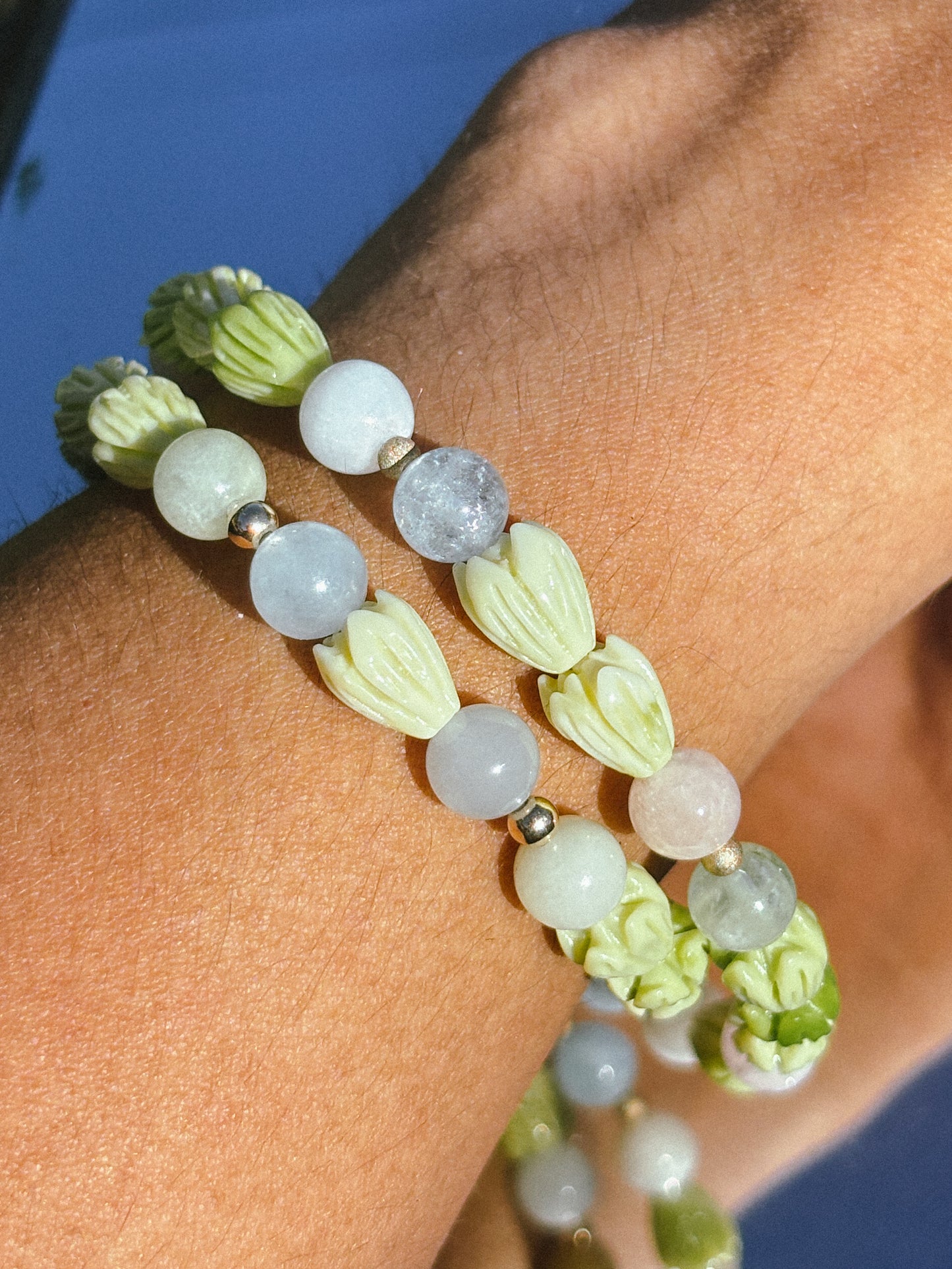 All Kine Morganite Pakalana Bracelet