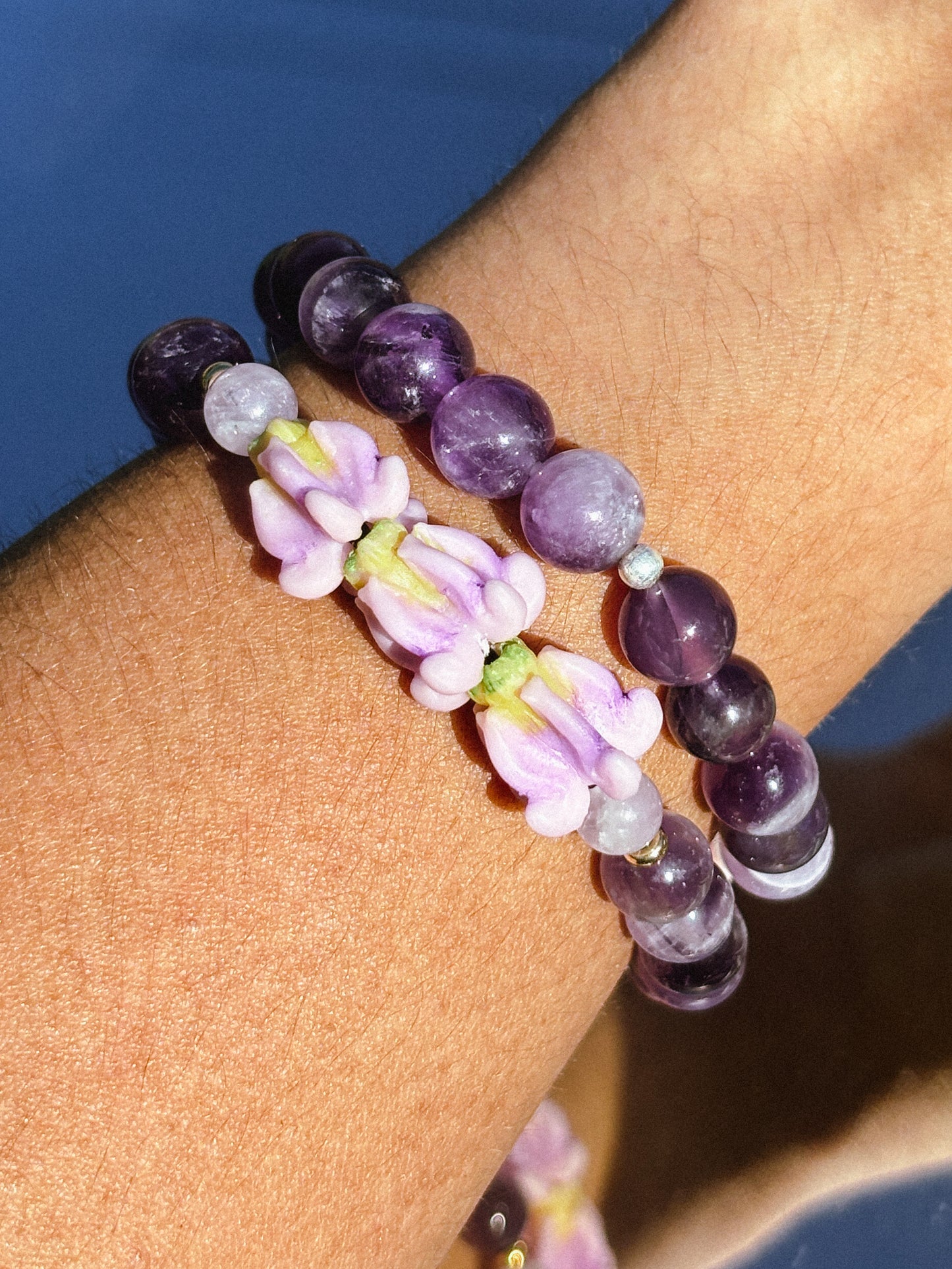 Queen's Fav - Purple Crown Amethyst Bracelet