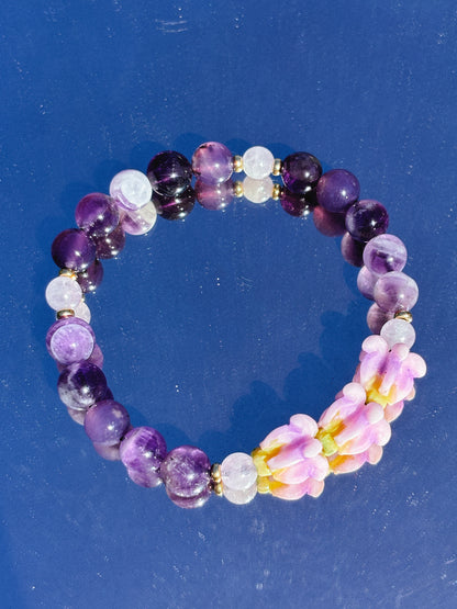 Queen's Fav - Purple Crown Amethyst Bracelet