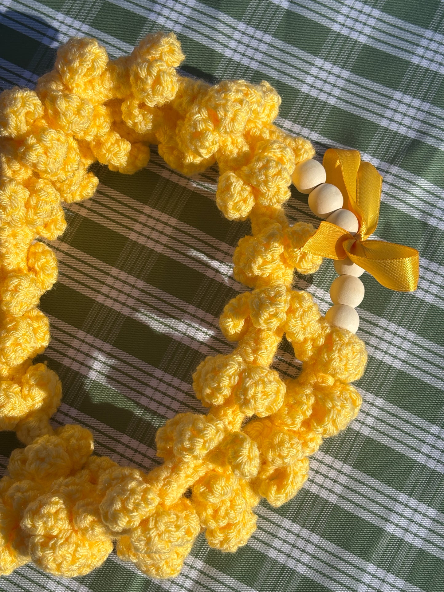 Forever Puakenikeni Crochet Lei