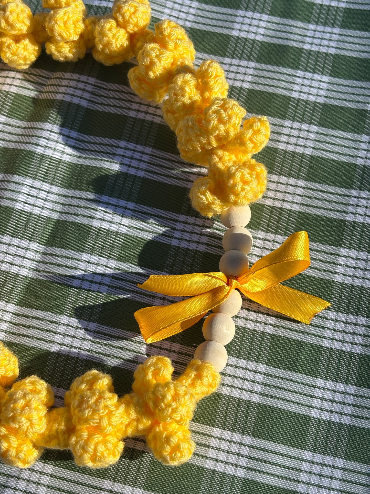 Forever Puakenikeni Crochet Lei