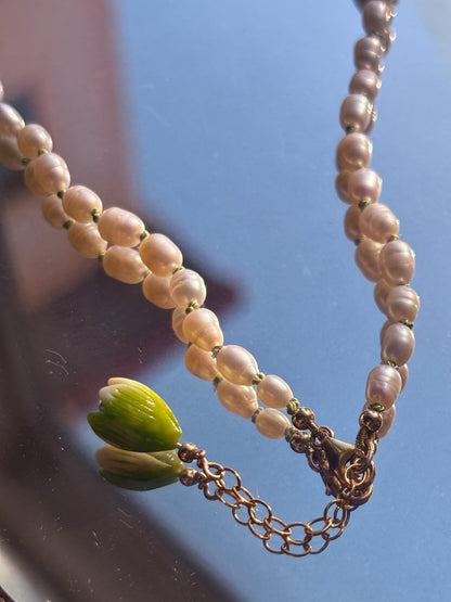 Da Green - Pakalana Pearl Knotted Choker