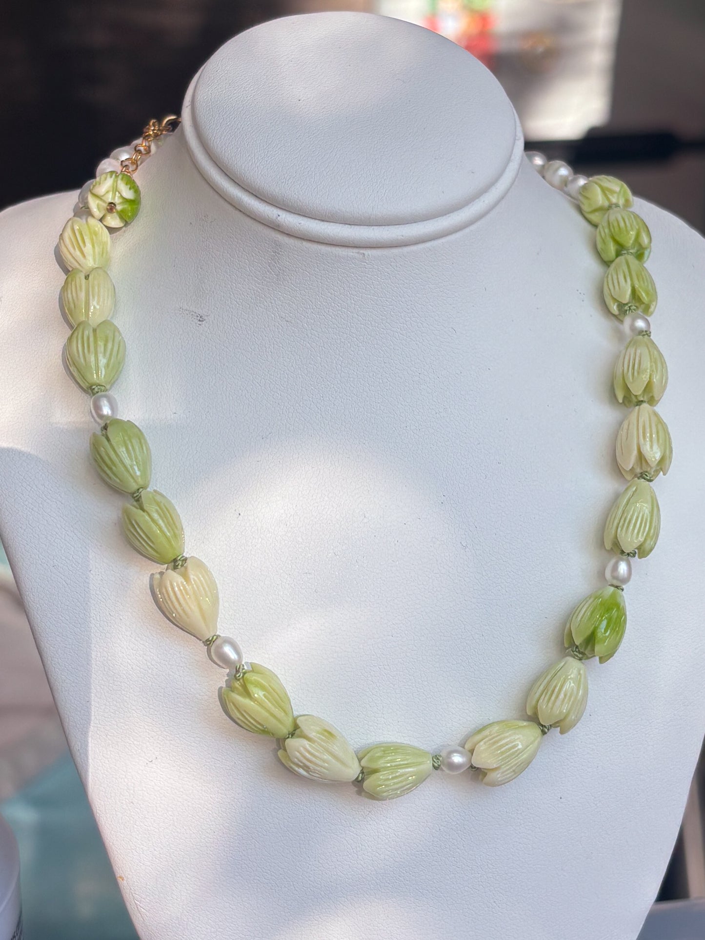 Da Green - Pakalana Pearl Knotted Choker