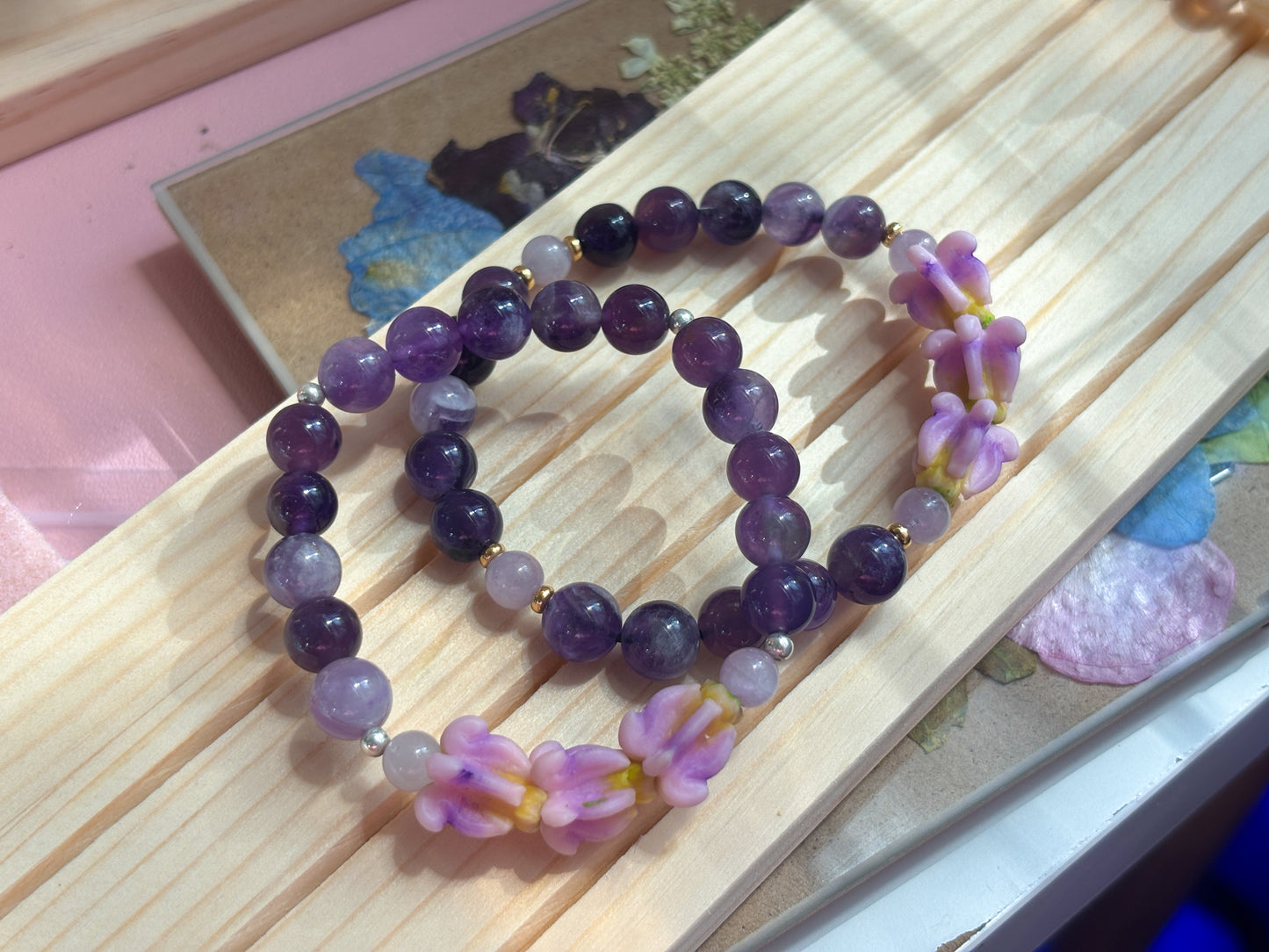 Queen's Fav - Purple Crown Amethyst Bracelet
