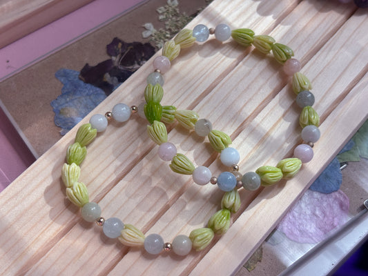 All Kine Morganite Pakalana Bracelet