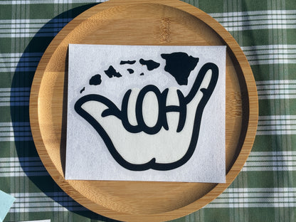 Aloha Shaka Islands Vinyl Stickers
