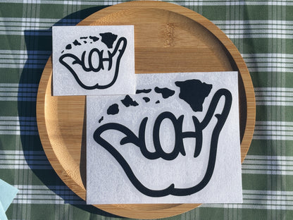 Aloha Shaka Islands Vinyl Stickers