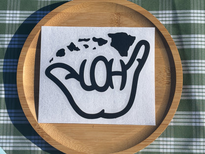 Aloha Shaka Islands Vinyl Stickers
