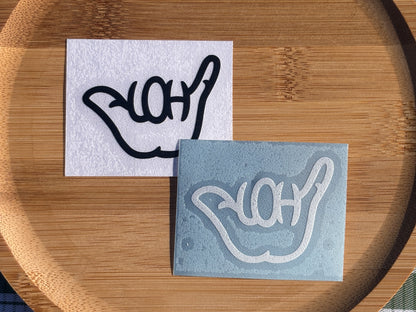 Aloha Shaka Vinyl Stickers
