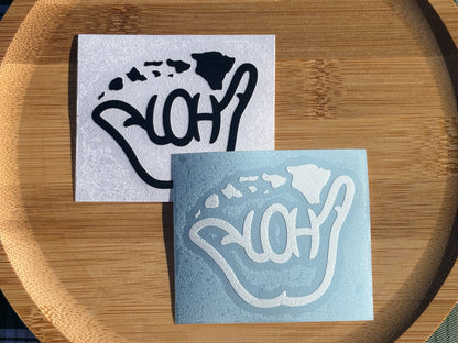 Aloha Shaka Islands Vinyl Stickers