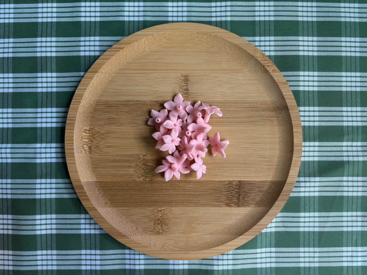 Handmade Polymer Clay Flower Beads