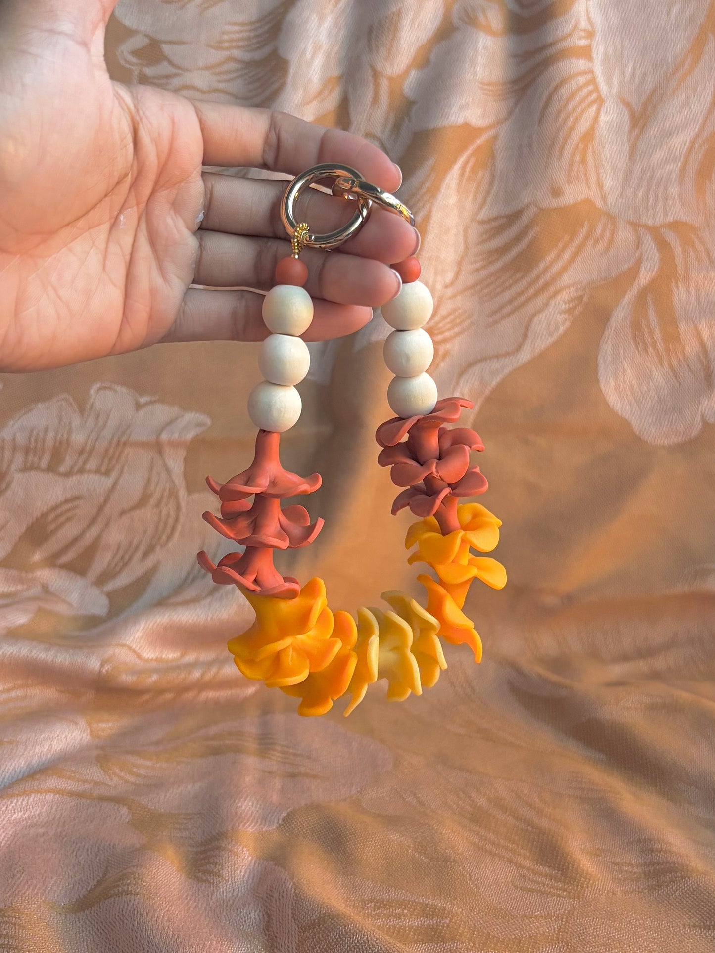 Tri-Ombre Puakenikeni Bag Lei