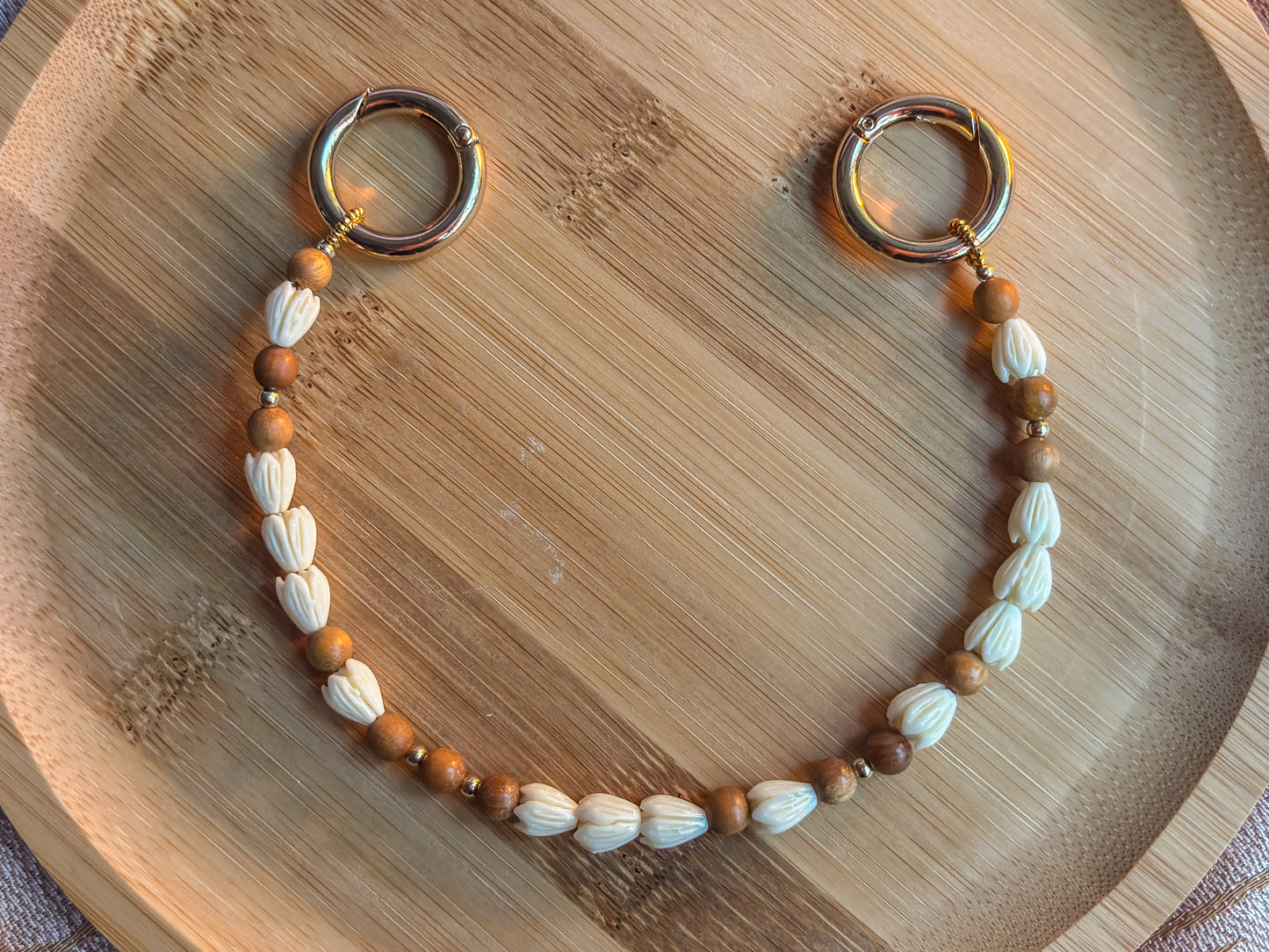 Pink N Pikake Double Bag Lei