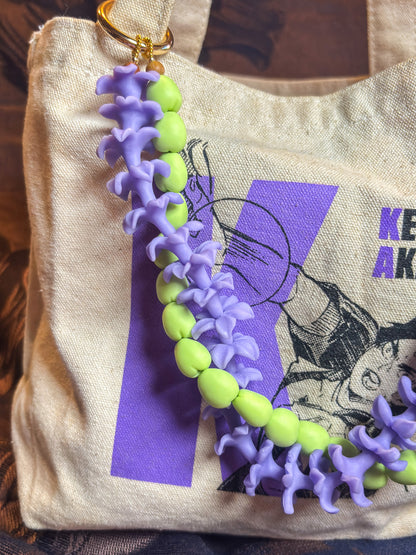 Sea Grapes N Purple Hyacinth Double Bag Lei