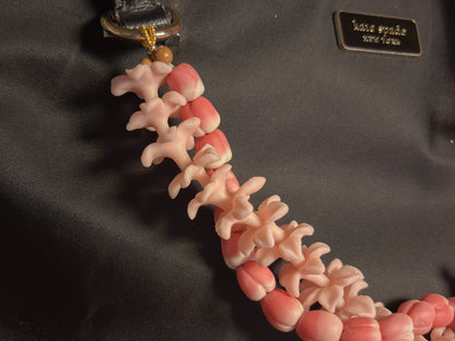 Pink Hyacinth With Red Berries Double Bag Lei