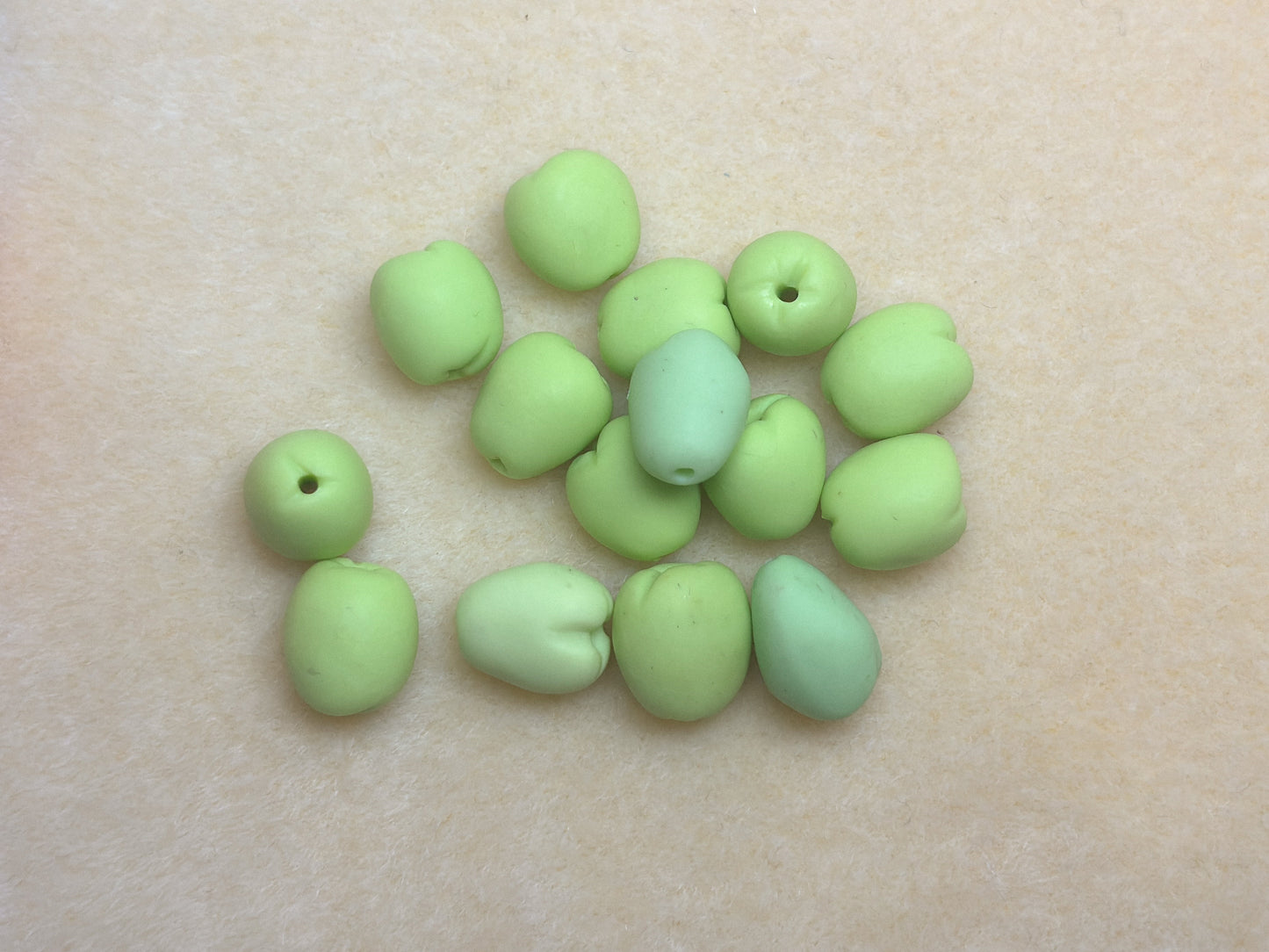 Handmade Polymer Clay Flower Beads