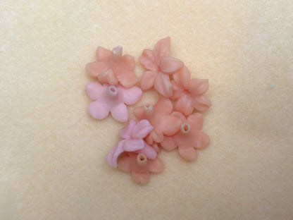 Handmade Polymer Clay Flower Beads