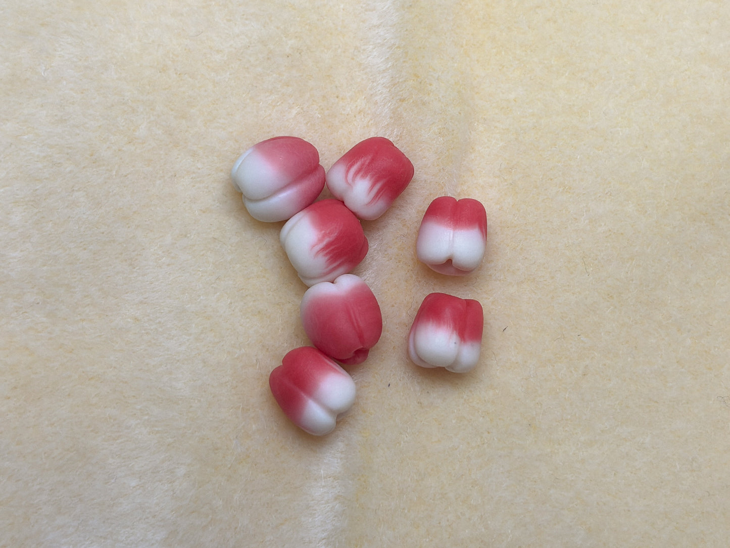 Handmade Polymer Clay Flower Beads