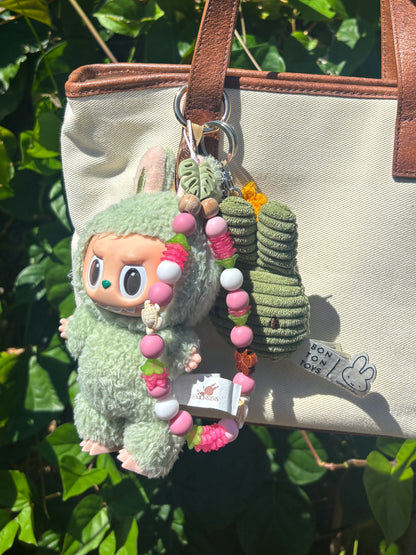 Pink N Flowers Phone Strap