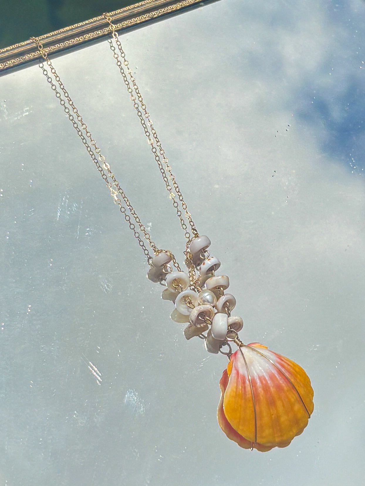 Sunrise Puka Shell Necklace